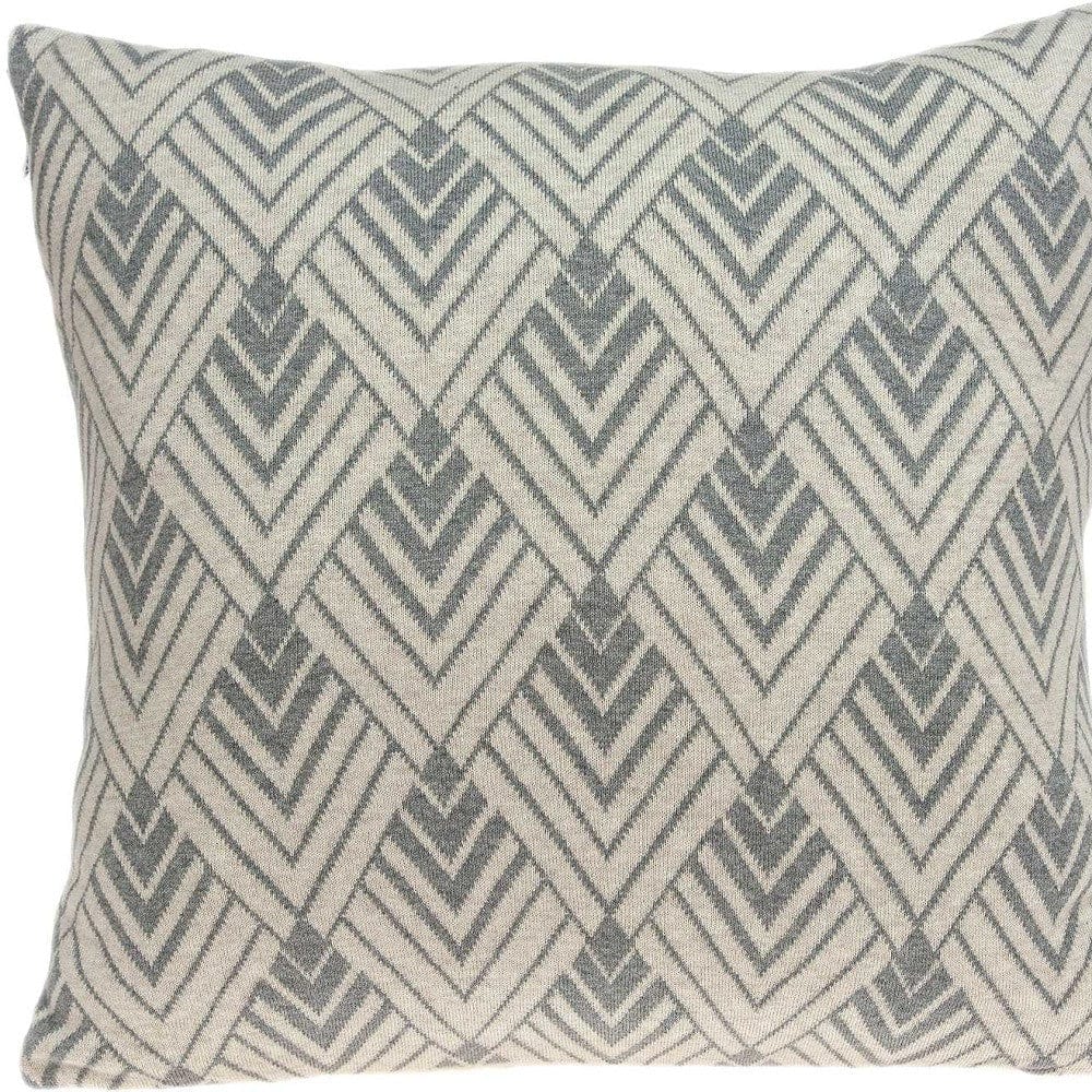 20" X 7" X 20" Beautiful Transitional Tan Cotton Pillow Cover With Poly Insert - Homeroots - Flyclothing LLC