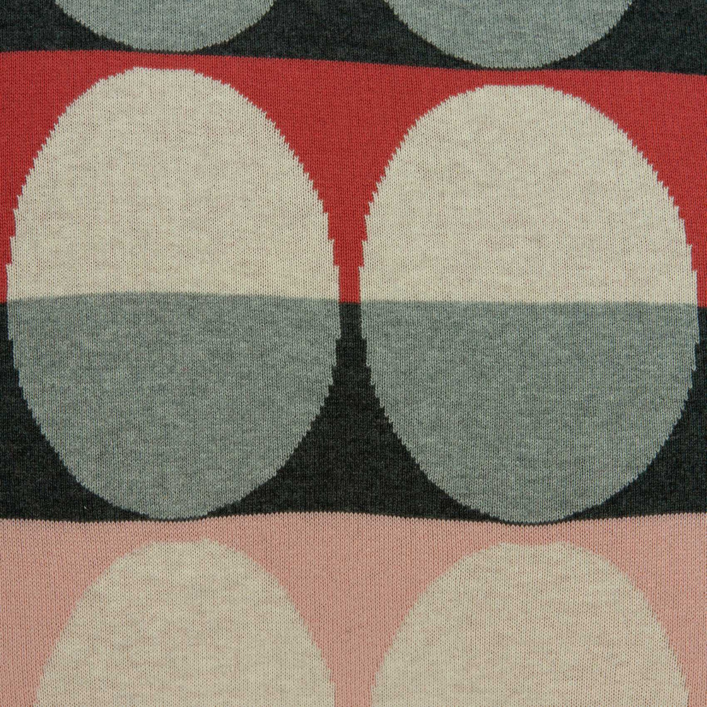 20" X 7" X 20" Transitional Gray And Red Pillow Cover With Poly Insert - Homeroots - Flyclothing LLC