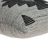 20" X 7" X 20" Southwest Gray Cotton Pillow Cover With Poly Insert - Homeroots - Flyclothing LLC