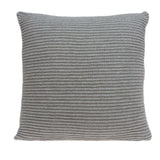 20" X 7" X 20" Elegant Transitional Gray Pillow Cover With Poly Insert - Homeroots - Flyclothing LLC