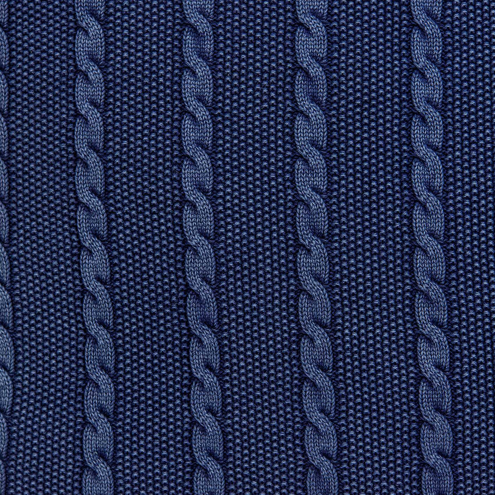 18" X 5" X 18" Transitional Blue Pillow Cover With Poly Insert - Homeroots - Flyclothing LLC