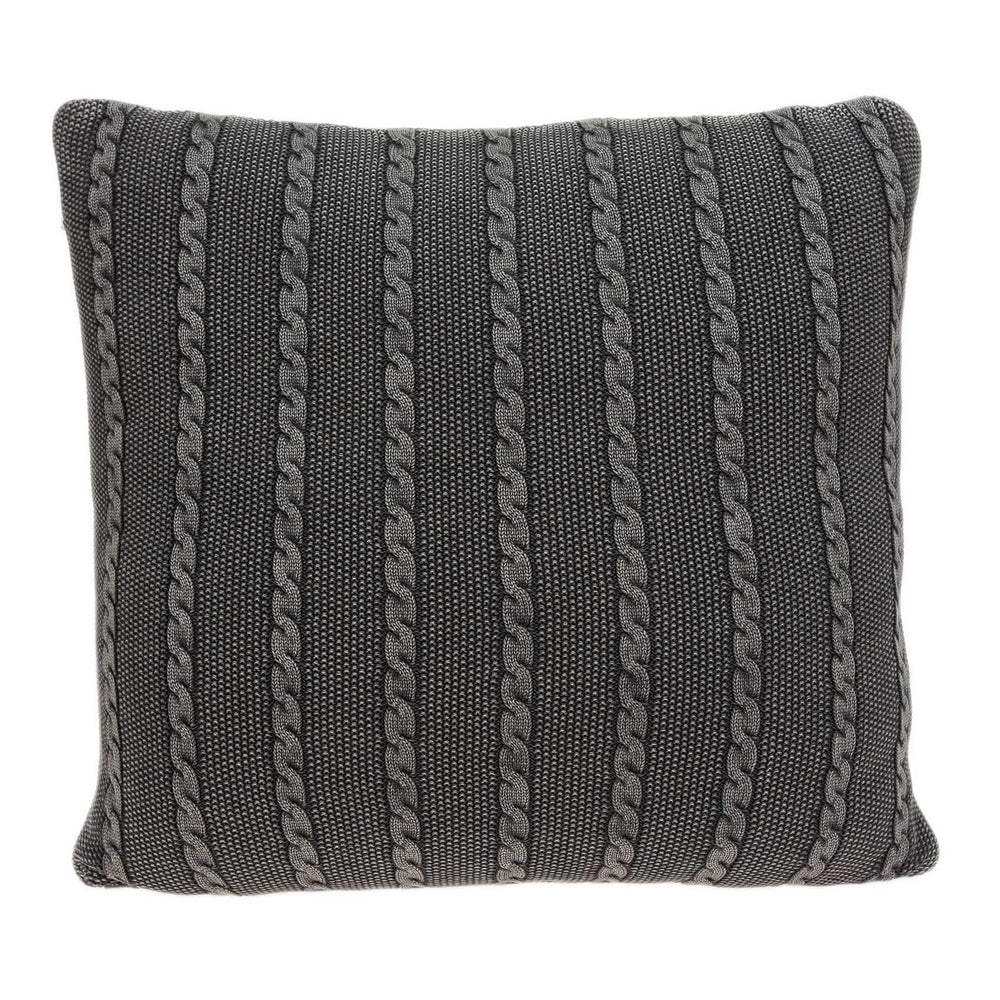 Charcoal Pillow Cover With Insert - Homeroots - Flyclothing LLC