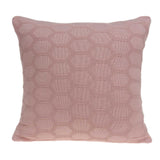 20" X 7" X 20" Transitional Pink Pillow Cover With Poly Insert - Homeroots - Flyclothing LLC