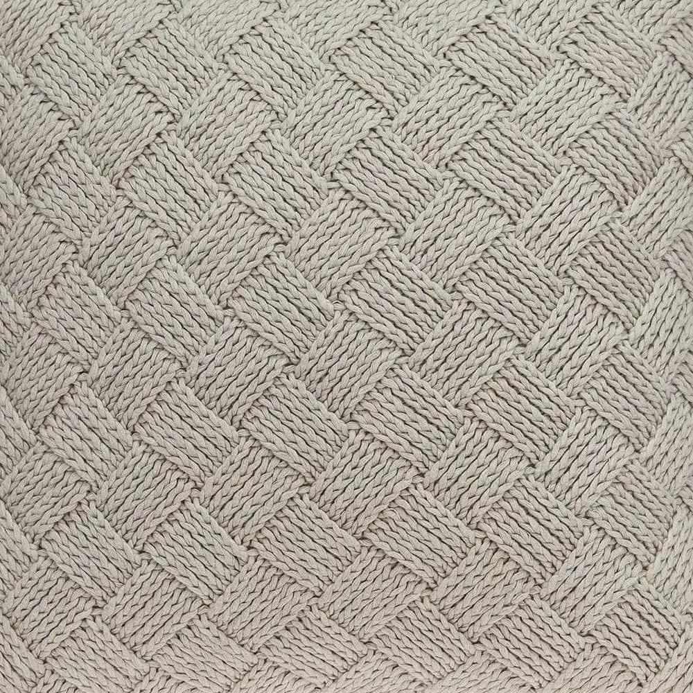 20" X 7" X 20" Charming Transitional Beige Accent Pillow Cover With Poly Insert - Homeroots - Flyclothing LLC