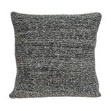 20" Charcoal Woven Cotton Blend Throw Pillow - Homeroots - Flyclothing LLC