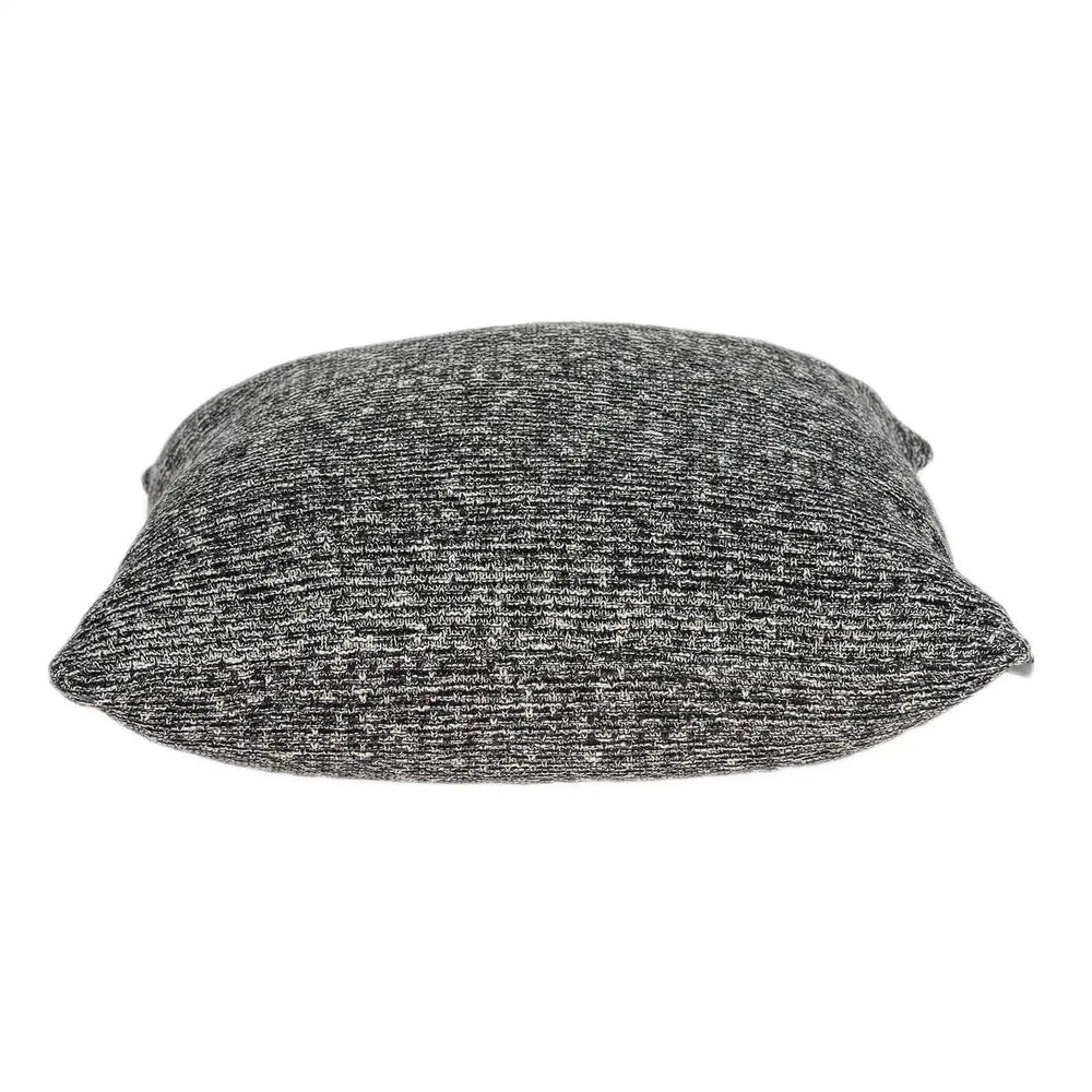 20" Charcoal Woven Cotton Blend Throw Pillow - Homeroots - Flyclothing LLC