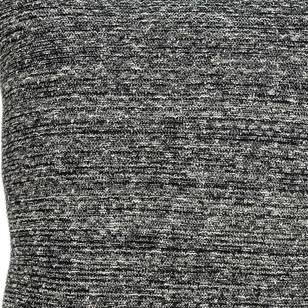 20" Charcoal Woven Cotton Blend Throw Pillow - Homeroots - Flyclothing LLC