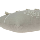 20" X 6" X 14" Transitional Beige Pillow Cover With Poly Insert - Homeroots - Flyclothing LLC