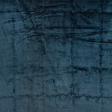 20" X 7" X 20" Transitional Dark Blue Quilted Pillow Cover With Poly Insert - Homeroots - Flyclothing LLC