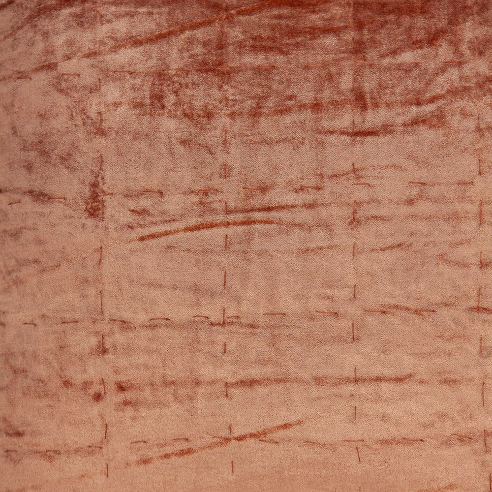 20" X 7" X 20" Transitional Orange Solid Quilted Pillow Cover With Poly Insert - Homeroots - Flyclothing LLC