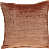 20" X 7" X 20" Transitional Orange Solid Quilted Pillow Cover With Poly Insert - Homeroots - Flyclothing LLC