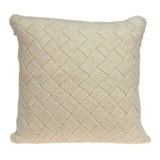 20" X 7" X 20" Transitional Beige Pillow Cover With Poly Insert - Homeroots - Flyclothing LLC