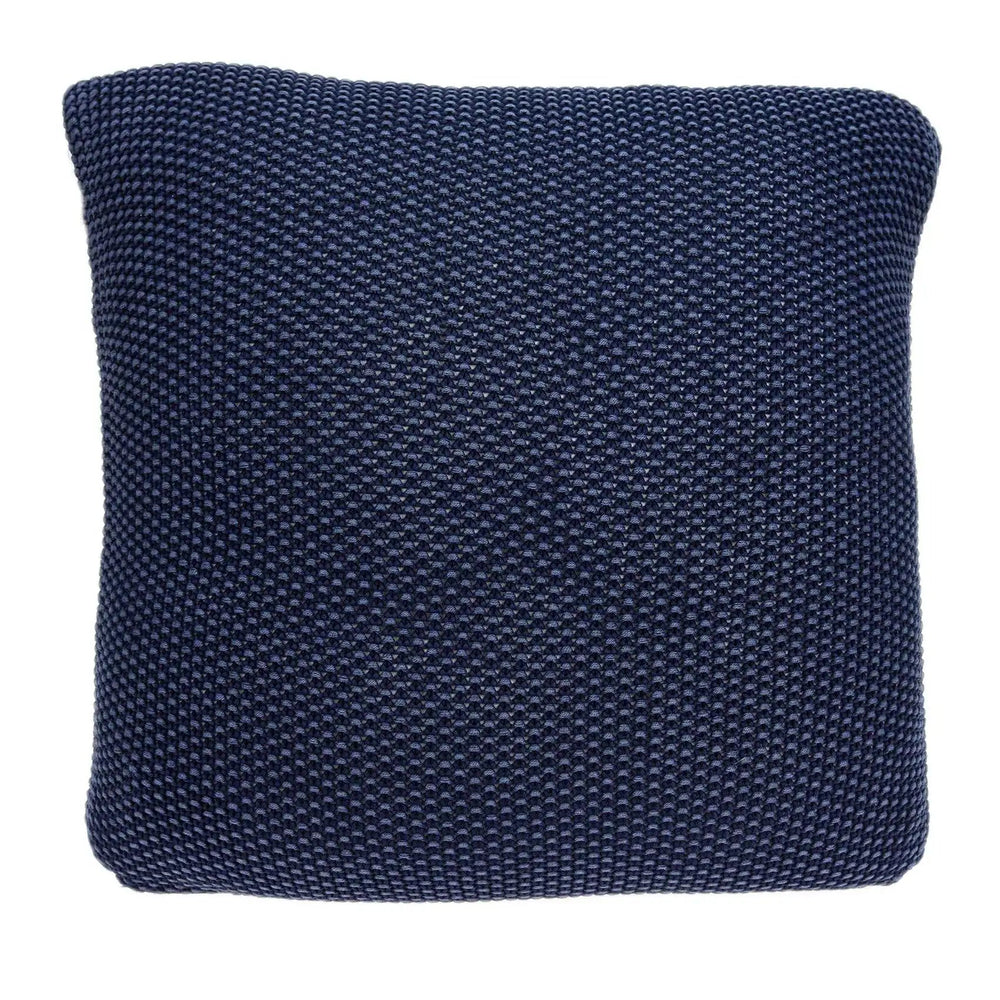 18" X 5" X 18" Transitional Blue Pillow Cover With Poly Insert - Homeroots - Flyclothing LLC