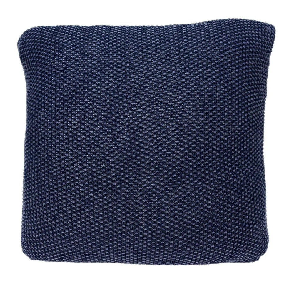 18" X 5" X 18" Transitional Blue Pillow Cover With Poly Insert - Homeroots - Flyclothing LLC