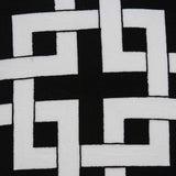 20" X 7" X 20" Transitional Black And White Pillow Cover With Poly Insert - Homeroots - Flyclothing LLC
