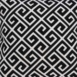 20" X 7" X 20" Cool Transitional Black And White Pillow Cover With Poly Insert - Homeroots - Flyclothing LLC