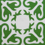 20" X 7" X 20" Traditional Green And White Accent Pillow Cover With Poly Insert - Homeroots - Flyclothing LLC