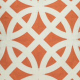 20" X 7" X 20" Transitional Orange Pillow Cover With Poly Insert - Homeroots - Flyclothing LLC