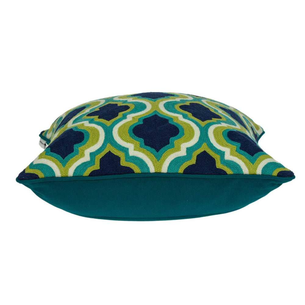 20" X 7" X 20" Handmade Traditional Multicolored Pillow Cover With Poly Insert - Homeroots - Flyclothing LLC