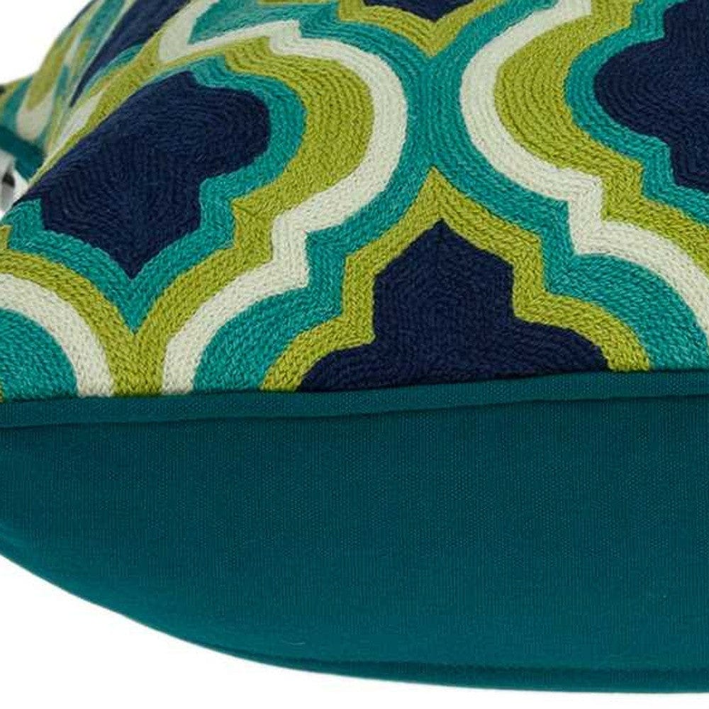 20" X 7" X 20" Handmade Traditional Multicolored Pillow Cover With Poly Insert - Homeroots - Flyclothing LLC