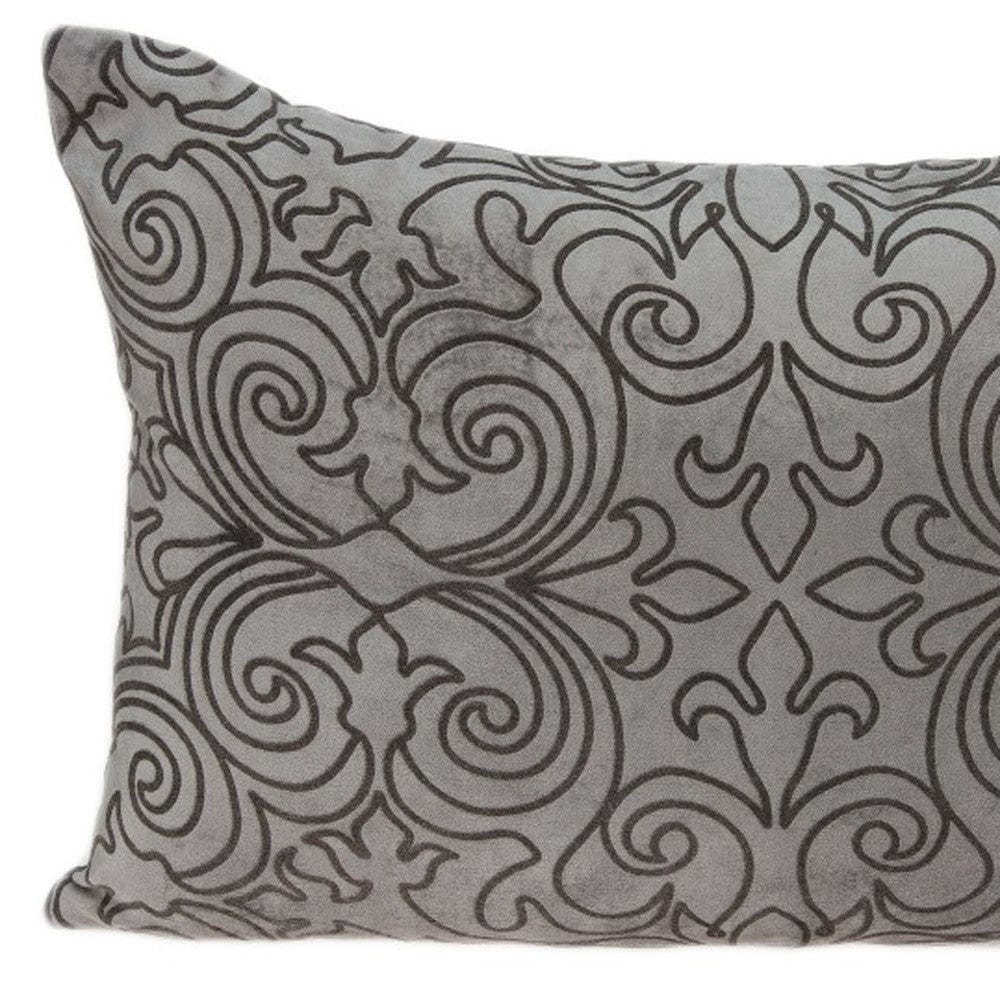 20" X 6" X 14" Transitional Champagne Pillow Cover With Poly Insert - Homeroots - Flyclothing LLC