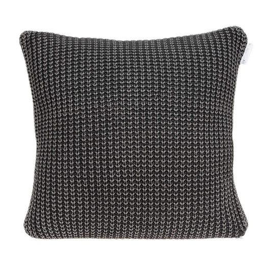 20" X 7" X 20" Transitional Charcoal Pillow Cover With Poly Insert - Homeroots