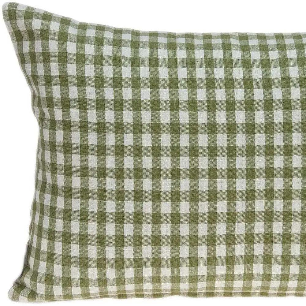 20" X 6" X 14" Tropical Green Pillow Cover With Poly Insert - Homeroots - Flyclothing LLC