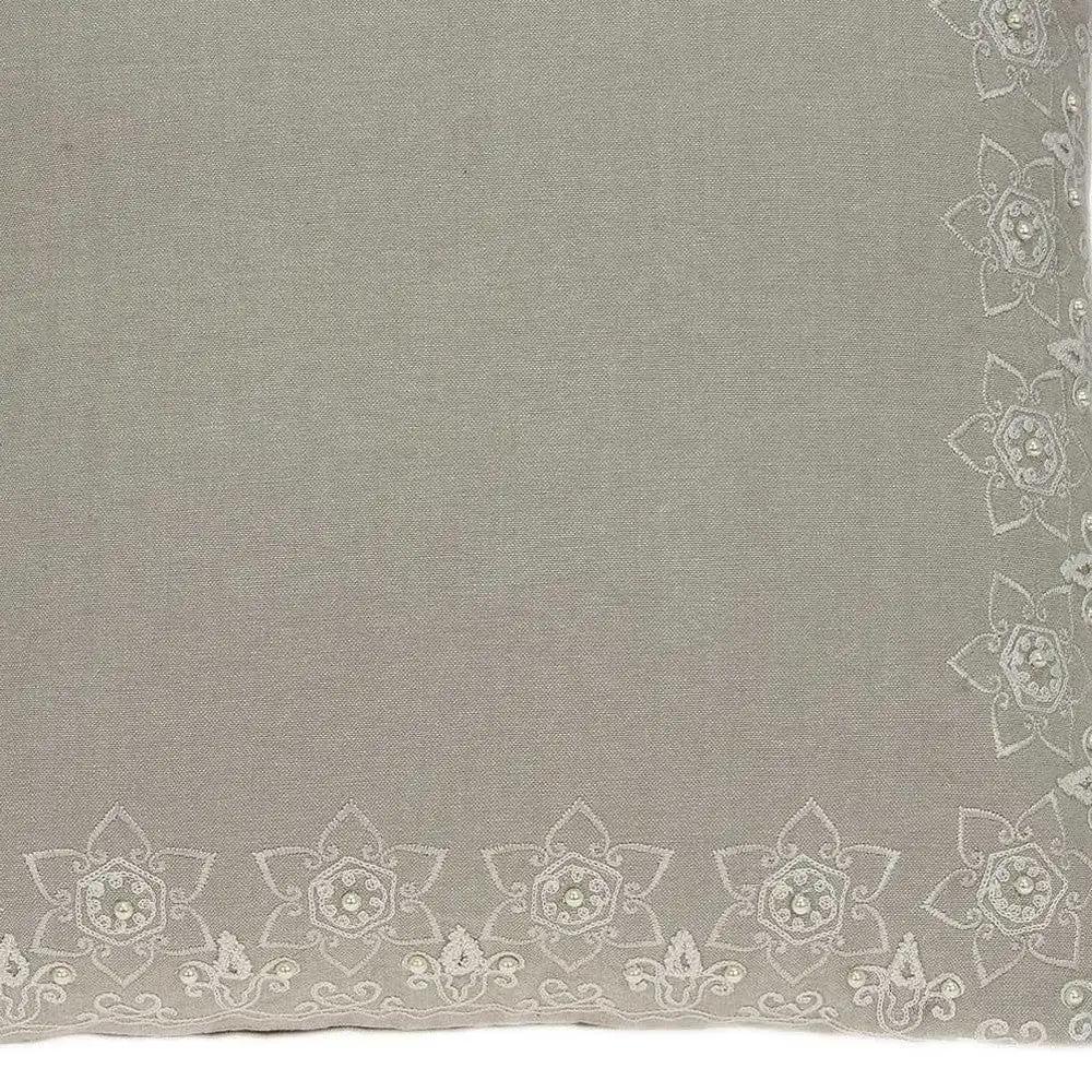 20" X 7" X 20" Decorative Transitional Beige Pillow Cover With Poly Insert - Homeroots - Flyclothing LLC