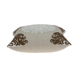 20" X 7" X 20" Traditional Beige Pillow Cover With Poly Insert - Homeroots - Flyclothing LLC
