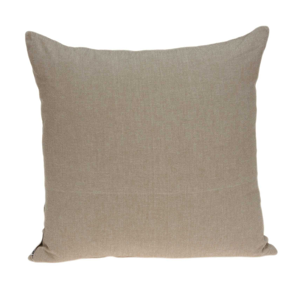 20" X 7" X 20" Traditional Tan Pillow Cover With Poly Insert - Homeroots - Flyclothing LLC