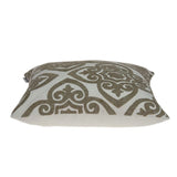 20" X 7" X 20" Bling Ivory Pillow Cover With Poly Insert - Homeroots - Flyclothing LLC