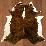 6 Ft Classic Brindled Cowhide Rug - Homeroots - Flyclothing LLC