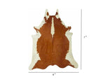 6 Ft Hereford Brindled Cowhide Rug - Homeroots - Flyclothing LLC
