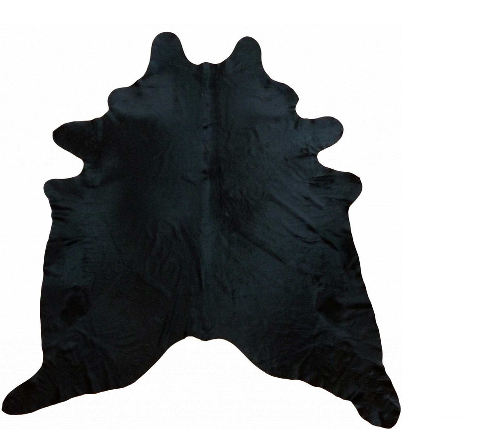 6 Ft Natural Black Brindled Cowhide Rug - Homeroots - Flyclothing LLC