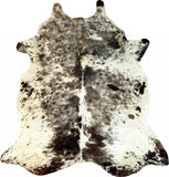 6 Ft Black And White Brindled Cowhide Rug - Homeroots - Flyclothing LLC