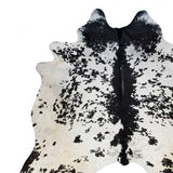 6 Ft Black And White Brindled Cowhide Rug - Homeroots - Flyclothing LLC