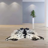 6 Ft Black And White Brindled Cowhide Rug - Homeroots - Flyclothing LLC