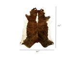 6.5 Ft Classic Brindled Cowhide Rug - Homeroots - Flyclothing LLC