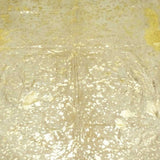 6.5 Ft Gold Devore Brindled Cowhide Rug - Homeroots - Flyclothing LLC