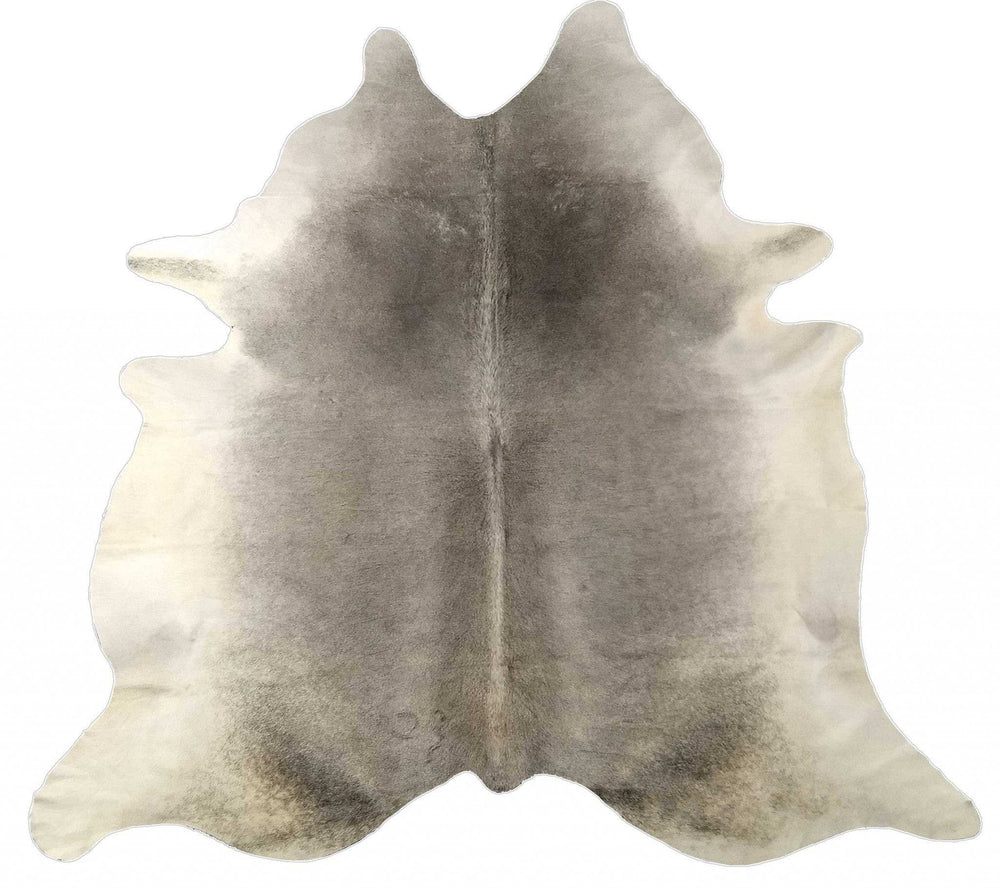 6.5' Grey Brazilian Natural Cowhide Area Rug - Homeroots - Flyclothing LLC