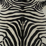 6 Ft Black And White Stenciled Cowhide Rug - Homeroots - Flyclothing LLC