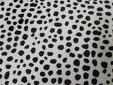 6 Ft Black And White Cheetah Stenciled Cowhide Rug - Homeroots - Flyclothing LLC