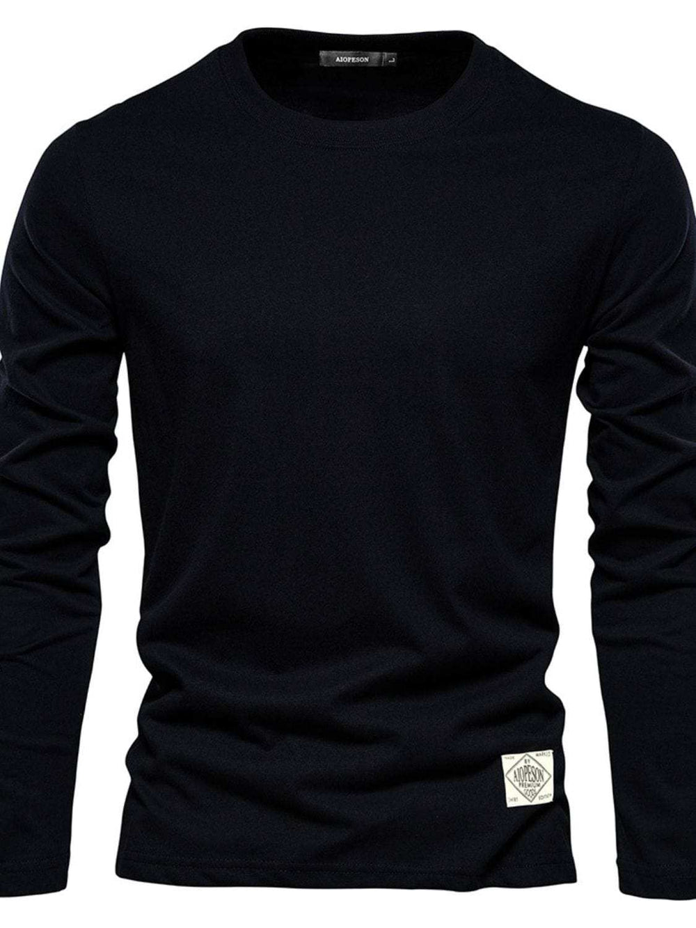 Men's Round Neck Long Sleeve T-Shirt - Trendsi - Flyclothing LLC