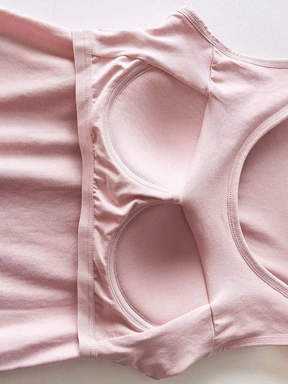 Round Neck Tank with Bra - Trendsi - Flyclothing LLC