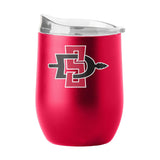 San Diego State 16oz Flipside Powder Coat Curved Bev - Logo Brands - Flyclothing LLC