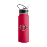 San Diego 25oz Campus Color Letterman Stainless Single Wall Flip Top Bottle - Logo Brands - Flyclothing LLC