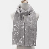 Christmas Element Polyester Scarf - Trendsi - Flyclothing LLC