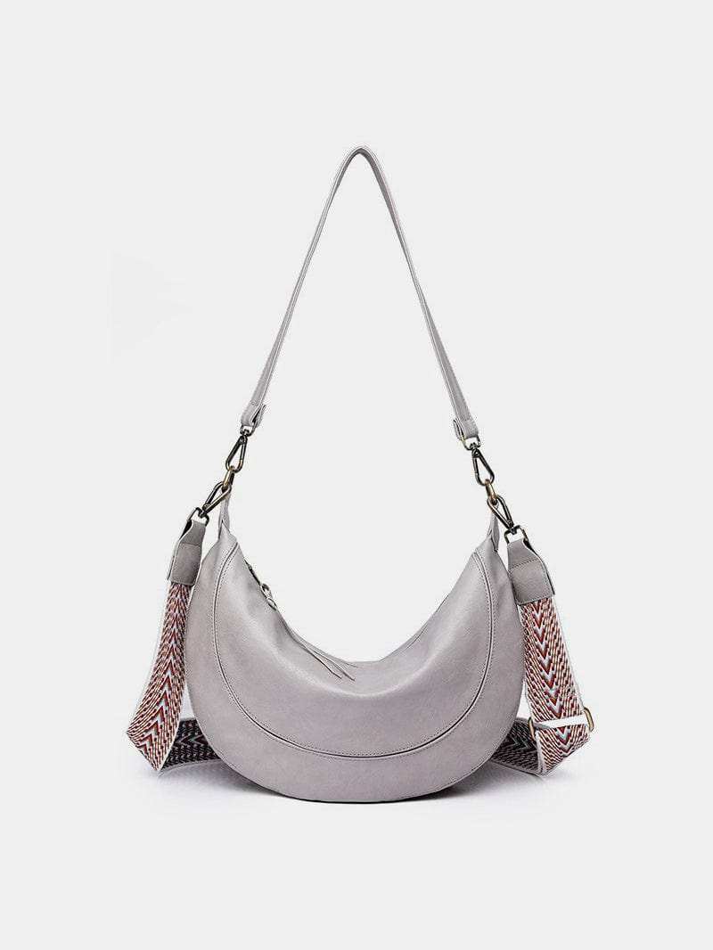 PU Leather Removable Strap Crossbody Bag - Trendsi - Flyclothing LLC