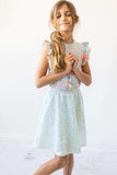 Aqua Sequin Twirl Skort - Mila & Rose ® - Flyclothing LLC