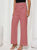 High Waist Wide Leg Pants - Trendsi - Flyclothing LLC